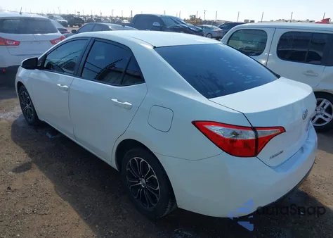 2015 Toyota Corolla Le из США, поврежденный, VIN 5YFBURHE9FP352719